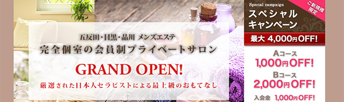 目黒・麻布・品川のメンズアロマ、メンズエステのお店「Aroma Amity-アミティ-」｜東京アロマエステ案内所